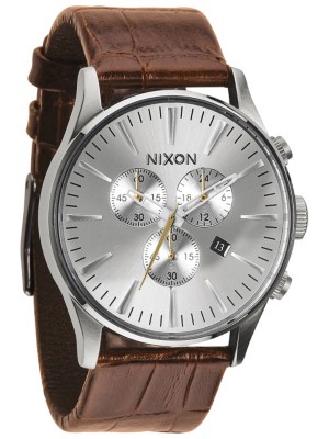 Nixon The Sentry Chrono Leather ID 295000 Blue Tomato